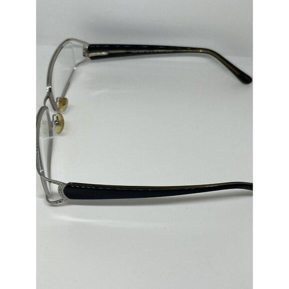 Paul Vosheront eyeglasses PV253 C2 23k Gold Plated Silver Black Unisex 54-19 145